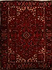 Heriz Red Hand Knotted 104 X 135  Area Rug 251-14472 Thumb 0