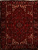 Heriz Red Hand Knotted 104 X 135 Area Rug 251-14472 Thumb 0
