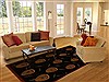 Pishavar Black Hand Knotted 57 X 88  Area Rug 251-14483 Thumb 4