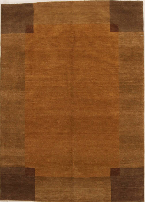 Pishavar Brown Hand Knotted 49 X 64  Area Rug 251-14484 Image 0