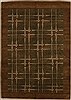 Pishavar Green Hand Knotted 47 X 66  Area Rug 251-14495 Thumb 0