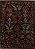 Agra Black Hand Knotted 51 X 70 Area Rug 251-14514 Thumb 0