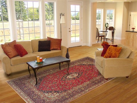 Kashan Red Hand Knotted 711 X 113 Area Rug 100-14719 Image 4