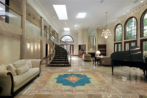 Kerman Beige Hand Knotted 89 X 122 Area Rug 100-14723 Image 1