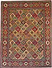 Tabriz Multicolor Hand Knotted 98 X 1211  Area Rug 100-14726 Thumb 0