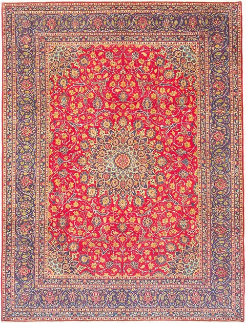 Kashmar Red Hand Knotted 911 X 128 Area Rug 100-14733 Image 0