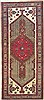 Sarab Brown Runner Hand Knotted 35 X 711  Area Rug 100-14748 Thumb 0