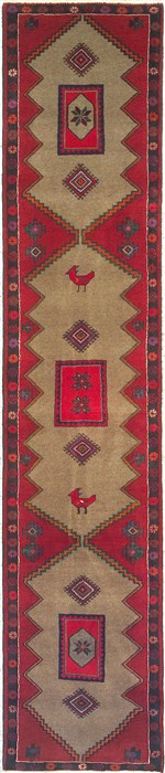 Kelardasht Red Runner Hand Knotted 24 X 112  Area Rug 100-14749 Image 0