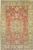 Tabriz Green Hand Knotted 68 X 103  Area Rug 100-14780 Thumb 0