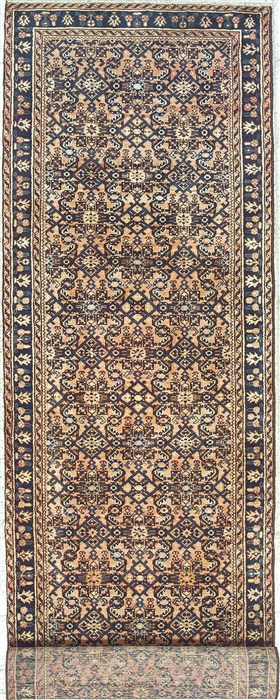 Mahi Blue Runner Hand Knotted 35 X 163  Area Rug 100-14782 Image 0