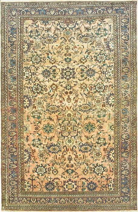 Hamedan Grey Hand Knotted 69 X 105 Area Rug 100-14784 Image 0