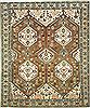 Bakhtiar Brown Hand Knotted 109 X 131  Area Rug 100-14785 Thumb 0