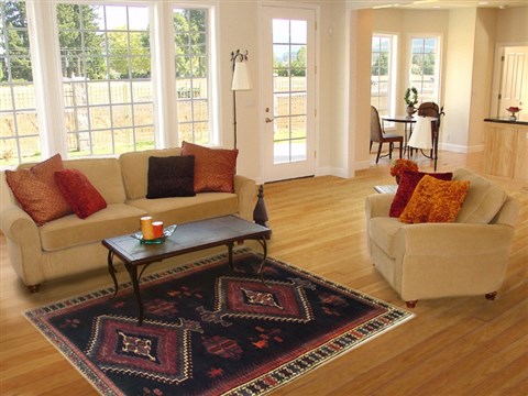 Koliai Black Hand Knotted 47 X 81 Area Rug 100-14816 Image 4