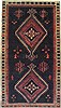 Koliai Black Hand Knotted 47 X 81 Area Rug 100-14816 Thumb 0