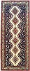 Hamedan Blue Runner Hand Knotted 36 X 83  Area Rug 100-14819 Thumb 0