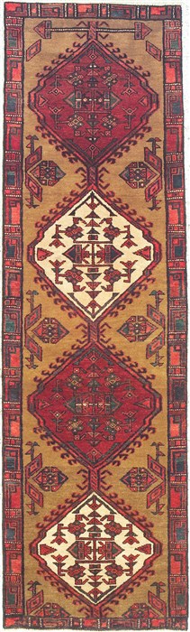 Sarab Red Runner Hand Knotted 26 X 86  Area Rug 100-14820 Image 0