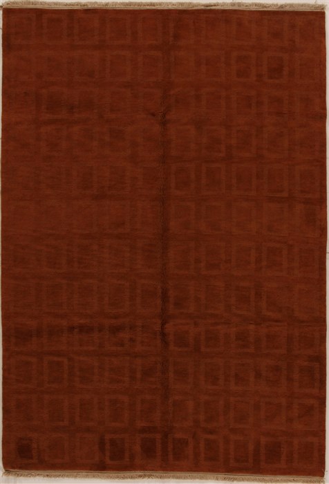 Indo-Nepal Brown Hand Knotted 60 X 90 Area Rug 100-14917 Image 0