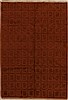 Indo-Nepal Brown Hand Knotted 60 X 90  Area Rug 100-14917 Thumb 0