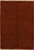 Indo-Nepal Brown Hand Knotted 60 X 90 Area Rug 100-14917 Thumb 0