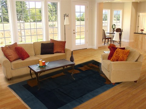 Indo-Nepal Blue Hand Knotted 60 X 90 Area Rug 100-14919 Image 4