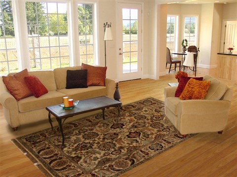 Jaipur Beige Hand Knotted 61 X 90 Area Rug 100-14927 Image 4