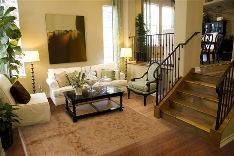 Pishavar Beige Hand Knotted 83 X 103 Area Rug 100-14928 Image 3