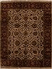 Jaipur Beige Hand Knotted 81 X 103  Area Rug 100-14934 Thumb 0