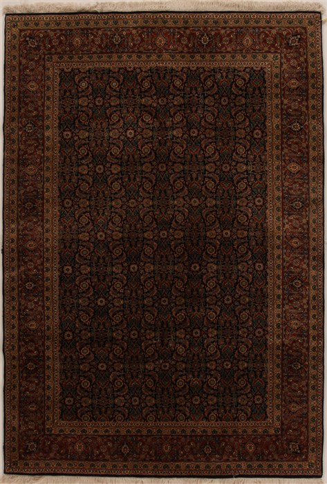 Herati Blue Hand Knotted 61 X 810 Area Rug 100-14950 Image 0