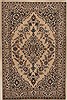 Nain Beige Hand Knotted 39 X 59 Area Rug 100-14958 Thumb 0