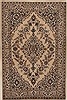 Nain Beige Hand Knotted 39 X 59  Area Rug 100-14958 Thumb 0