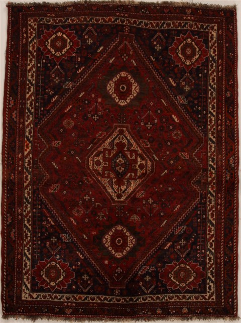 Shiraz Red Hand Knotted 410 X 65  Area Rug 100-14961 Image 0