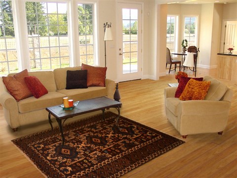 Baluch Brown Hand Knotted 37 X 62 Area Rug 100-14993 Image 5