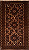 Baluch Brown Hand Knotted 37 X 62 Area Rug 100-14993 Thumb 0