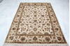 Jaipur White Hand Knotted 50 X 71  Area Rug 905-140000 Thumb 5