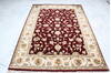 Jaipur Red Hand Knotted 51 X 72  Area Rug 905-140002 Thumb 1