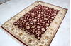 Jaipur Red Hand Knotted 51 X 72  Area Rug 905-140002 Thumb 4