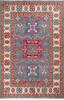 Kazak Grey Hand Knotted 66 X 910  Area Rug 700-140003 Thumb 0