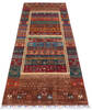 Chobi Multicolor Runner Hand Knotted 29 X 711  Area Rug 700-140007 Thumb 1