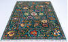 Chobi Green Hand Knotted 50 X 64  Area Rug 700-140011 Thumb 1