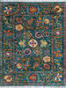 Chobi Green Hand Knotted 50 X 64 Area Rug 700-140011 Thumb 0