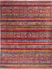 Chobi Red Hand Knotted 102 X 133  Area Rug 700-140013 Thumb 0