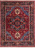Chobi Red Hand Knotted 81 X 109  Area Rug 700-140014 Thumb 0