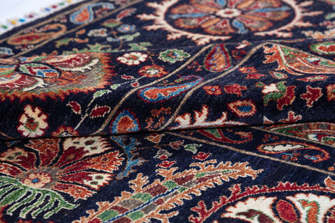 Chobi Black Hand Knotted 510 X 710 Area Rug 700-140015 Image 5