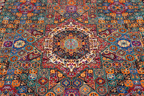 Chobi Blue Hand Knotted 68 X 910 Area Rug 700-140016 Image 2