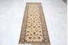 Chobi Beige Runner Hand Knotted 29 X 79  Area Rug 905-140018 Thumb 3