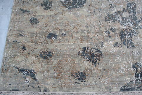 Jaipur Beige Hand Knotted 90 X 120 Area Rug 905-140019 Image 2