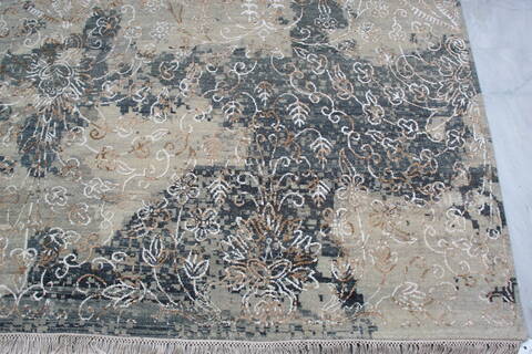 Jaipur Beige Hand Knotted 90 X 120 Area Rug 905-140019 Image 3