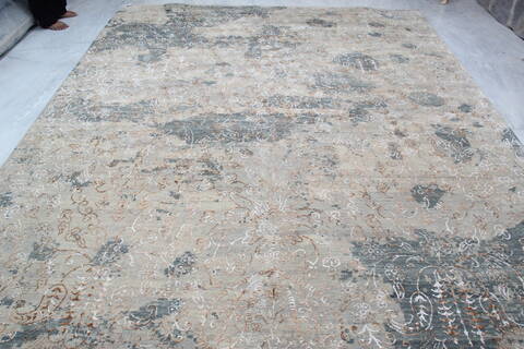 Jaipur Beige Hand Knotted 90 X 120 Area Rug 905-140019 Image 8