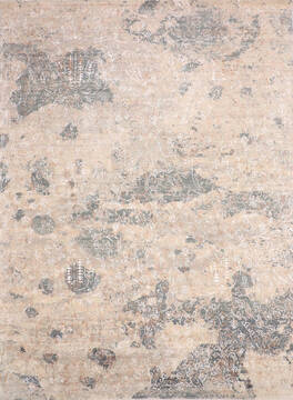 Jaipur Beige Hand Knotted 9'0" X 12'0"  Area Rug 905-140019