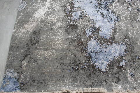 Jaipur Grey Hand Knotted 80 X 102 Area Rug 905-140022 Image 2